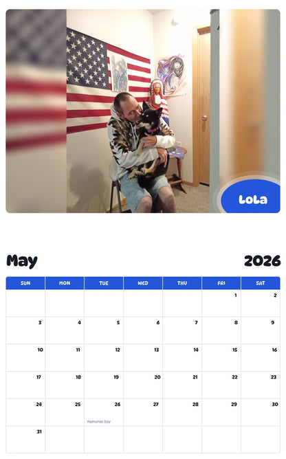 2026 - 2027 LoLa - Pawidols Pet Calendar